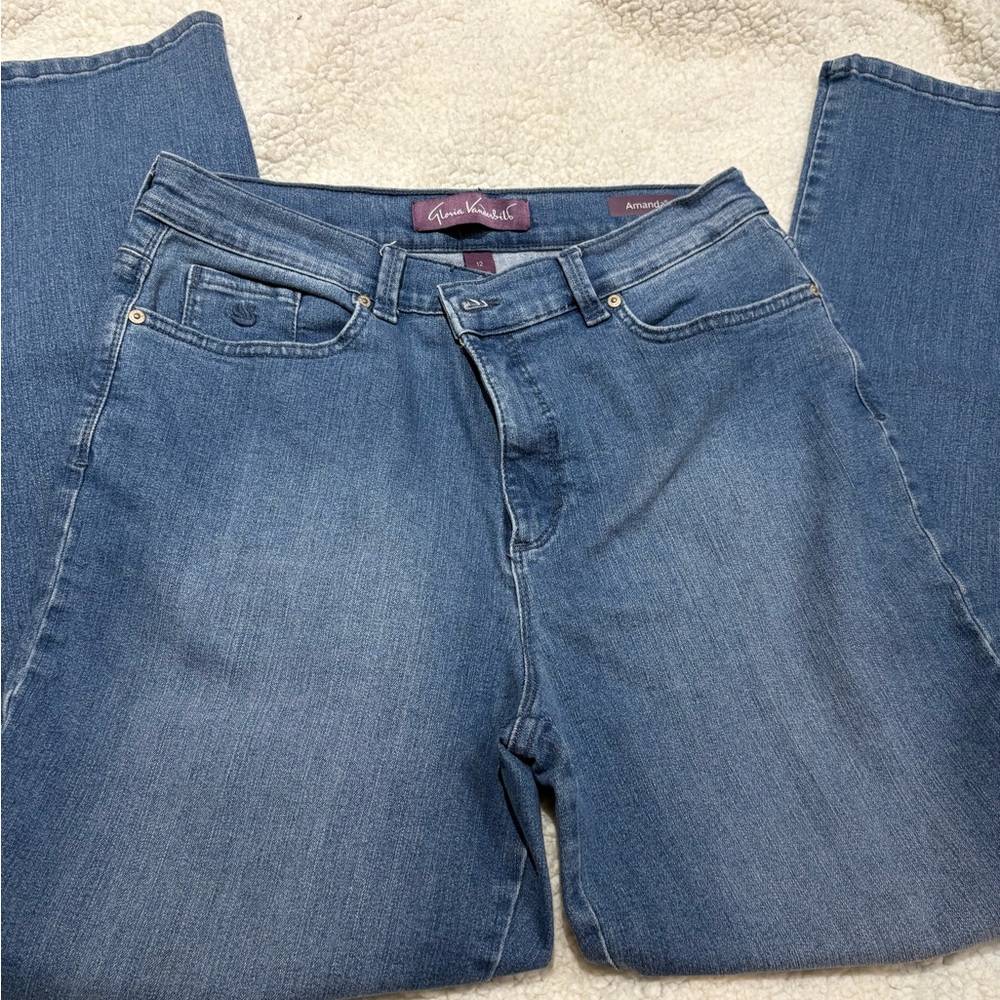 Gloria Vanderbilt Women's Blue Jeans-Amanda